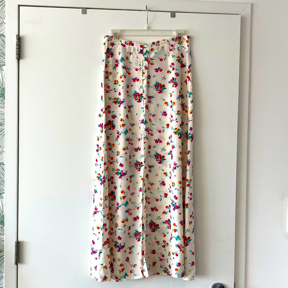 Cotton Floral Skirt